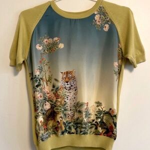 Andrè Maurice short sleeve top size L